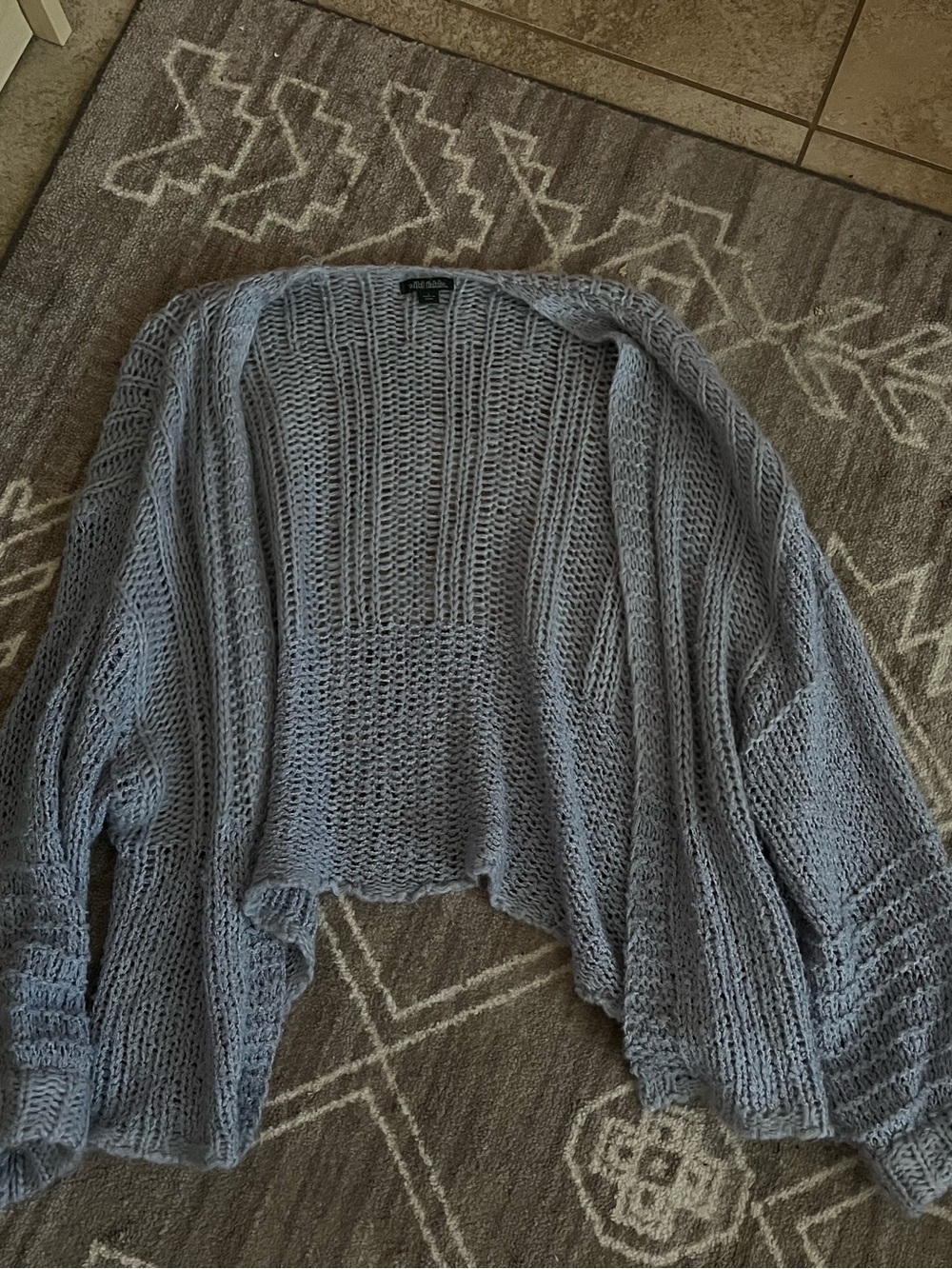 Periwinkle Knit Cardigan